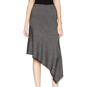 Anne Klein Plus Asymmetrical Fringed Skirt 16W NWT $109+